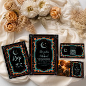 Mystical Moon Starry Night Wedding Save The Date