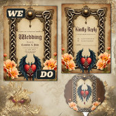 Celtic elegance with a heart and wings. serviette