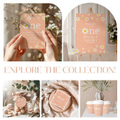 Chamomile Daisy Blume Elegant Lila Geburtstag Serviette