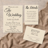 Champagne Color Stilisierte Script Wedding Bridesm Schaumweinetikett (Personalisiere diese Kollektion eines unabhängigen Creators.)