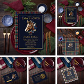 Preppy Equestrian Foal Floral Baby Dusche Serviette