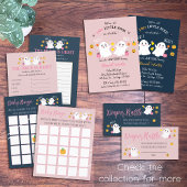 Niedlich Ghost Pattern rosa Halloween Band Satinband