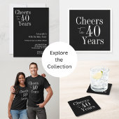 40. Geburtstag Party bis 40 Jahre Pappteller