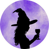 Halloween Junggeselinnen-Abschied trinken Hexen Schnapsglas