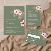 Künstlerische Kirschblüte | Hochzeitsprogramm (Personalisiere diese Kollektion eines unabhängigen Creators.)