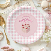 Cherry auf der Top Baby Dusche Folieneinladung