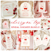 Sie ist die Cherry am oberen Brautparty Serviette