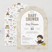 Chibi Harry Potter Wizard Baby Shower Einladung