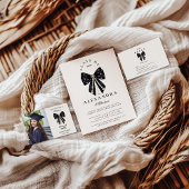 Photo Chic Coquette Graduation Celebration Ankündigung