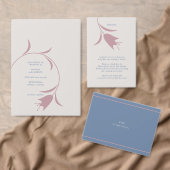 Bearbeitbare Farbe Dusty Blue Minimalistisches Des (Personalisiere diese Kollektion eines unabhängigen Creators.)