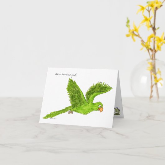 Collection Chip note card Karte (Gelbe Blume)