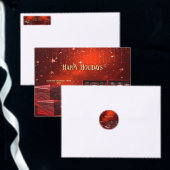 Chocolate Candy Holiday Return Address Label