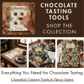 Chocolate Tasting Guide Vintage Style Pappteller
