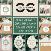 Rustikaler Weihnachtskranz Weltfrieden Urlaub