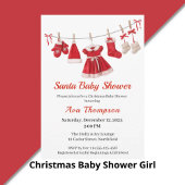 Weihnachtsdusche | Weihnachtskleidung rot/weiß Banner
