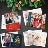 Believe in the magic of Christmas red Rechteckiger Aufkleber