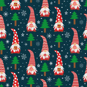 Niedliche Rote Gnome Personalisiertes Weihnachtsfe Einladung