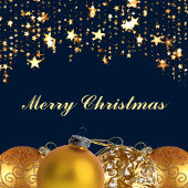 Weihnachts-Gold-Stars, Bausteine, Baum und Botscha Serviette