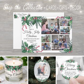 Any Text Christmas Holy & Berries Rücksendeadresse