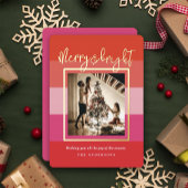 Weihnachten Grüne Streifen frohe und helle Ferien Tragetasche