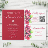 Weihnachts-Red-Wedding-Tischnummer Tischnummer (Personalisiere diese Kollektion eines unabhängigen Creators.)