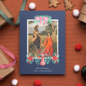 Weihnachts-Rentier-Blumenfest Kaffeetasse