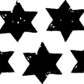 Christmas Star Potato Print Kaffeetasse