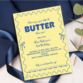 Butter-Geburtstag "Ein Jahr älter wird gerührt"  Serviette