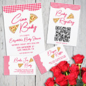 Ciao Baby Italian Baby Shower Weinetikett