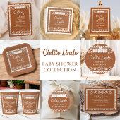 Cielito Lindo Talavera Mexican Baby Shower Pappteller