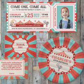 Retro Circus Karneval Geburtstagsparty Geschenkschachtel