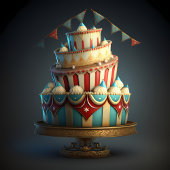 Geburtstage zum Thema Zirkus Gästebuch