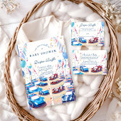 Classic Car Baby Celebration Einladung