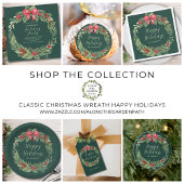 Weihnachtsscheibe für klassische Kleider Pappteller