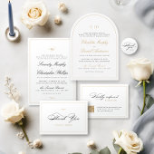 Rose Gold Klassische Elegance Minimalistische Hoch Serviette