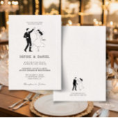 Classic Minimalist Elegant  Runder Aufkleber