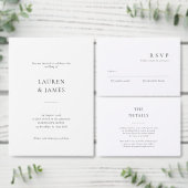 Classic Formal Wedding Photo QR Code Dankeskarte (Personalisiere diese Kollektion eines unabhängigen Creators.)