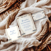 Classic Nautical Sailboat Birthday Dankeskarte