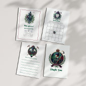 Classic Preppy Charm Monogram Runder Aufkleber