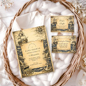 Classic Storybook Pirate Baby Shower Serviette