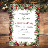 Elegantes Rot und Grün Unsere ersten Weihnachten Keramik Ornament