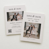 Altes Geld Hochzeit RSVP Karte Qr Code