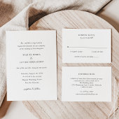 Elegant Classic Wedding Programm