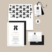 Altes Geld Ästhetik Schwarz-Weiß-Brautparty Serviette