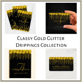 Goldsalon Bougee Glitzer Notizblock