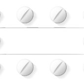 Tablette-Pillen-Kasten-berufliche medizinische Visitenkarte