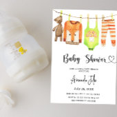 Baby Clothesline - vielen Dank Runder Aufkleber