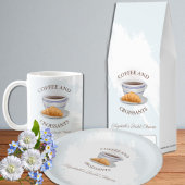 Coffee and Croissants Bridal Shower Kaffeetasse