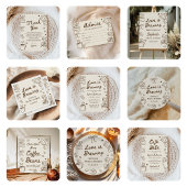 Love is Brewing Coffee Hand Drawn Bridal Shower Runder Aufkleber