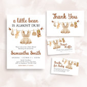 Braukaffee Babydusche Windelwanne Begleitkarte